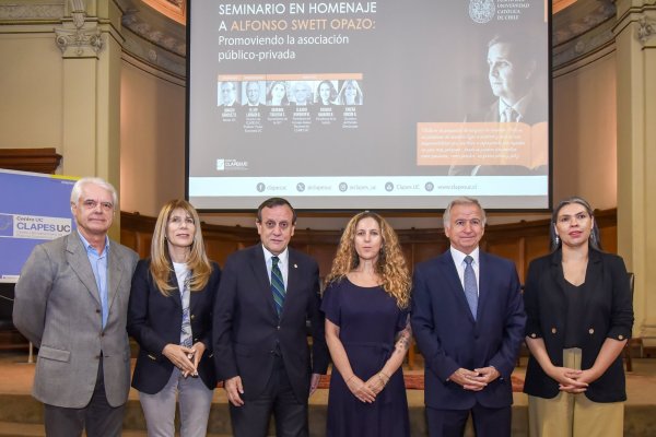 Claudio Hohmann, Ximena Rincón, ignacio Sánchez, Rosario Navarro, Felipe Larraín y Bárbara Figueroa. Foto: Julio Castro