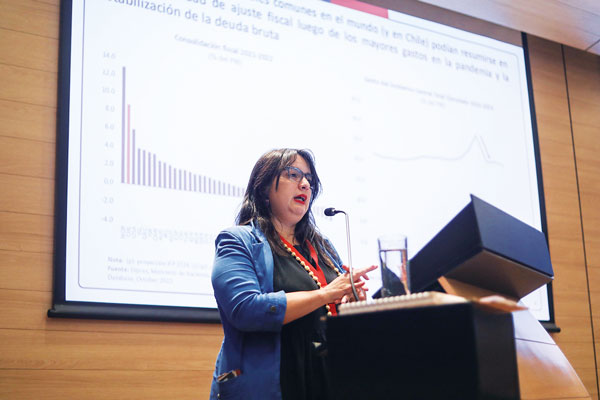 <p>Javiera Martínez, directora de la Dirección de Presupuestos (Dipres). Fotos: Agencia Uno</p>