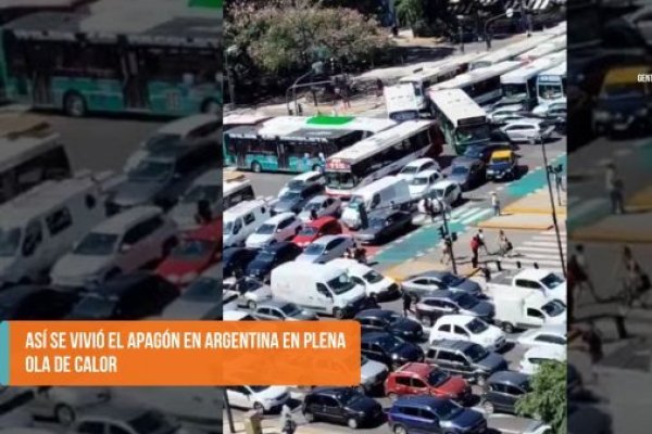 <p>Ahora en DF SUD | Así se vivió el apagón en Argentina en plena ola de calor</p>