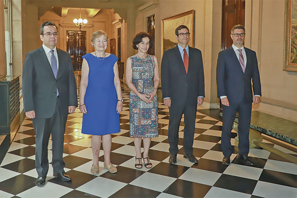 <p>El consejo del Banco Central, liderado por Rosanna Costa, presentará el próximo lunes el IPoM. Foto: Julio Castro</p>