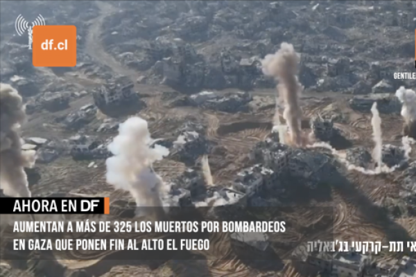 <p>Ahora en DF | Israel reanuda los bombardeos en la Franja de Gaza: se registran más de 325 fallecidos tras ataques</p>