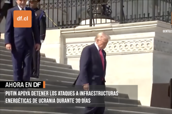 <p>Ahora en DF | Putin acuerda con Trump suspender por 30 días los ataques a la infraestructura energética de Ucrania</p>