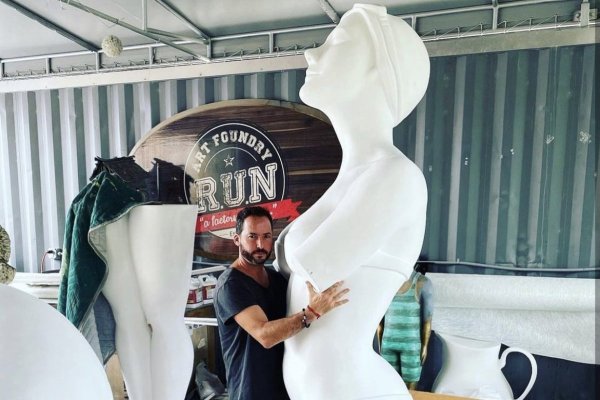 La monumental escultura que el artista Ignacio Gana instalará en el corazón financiero de Miami